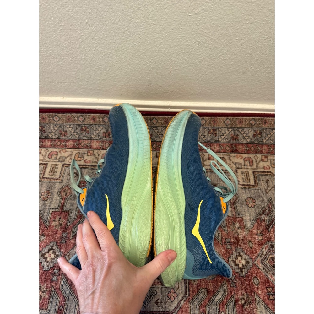 Hoka Mach 6 Wide Mens 10.5 Running Shoes Dusk Deep Water Blue 1147833 DDW - Picture 5 of 7